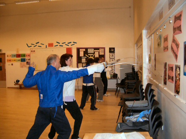 2009-01-14 Epsom Fencing Club Adult Point Work 1