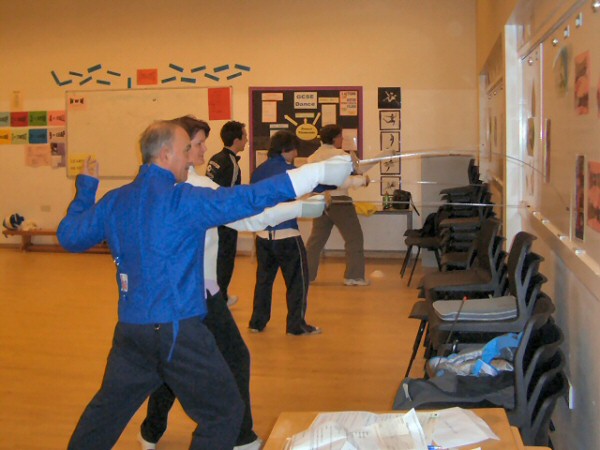 2009-01-14 Epsom Fencing Club Adult Point Work 2